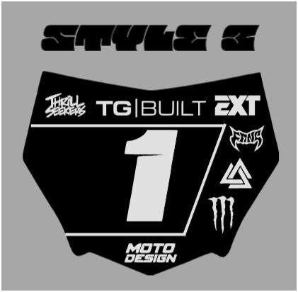 decal for Motocutz plate