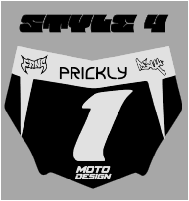 decal for Motocutz plate