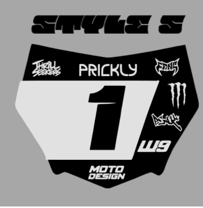 decal for Motocutz plate