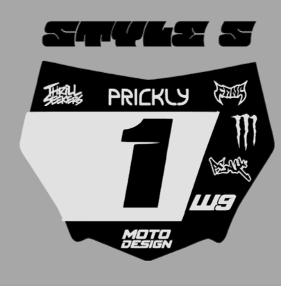 decal for Motocutz plate