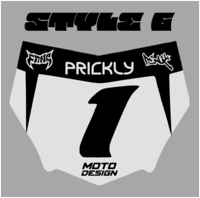 decal for Motocutz plate